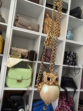 Kate spade owl necklace